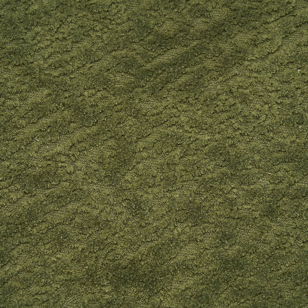 LY-025 110'' Forest Green Chenille Curved Modular Sofa