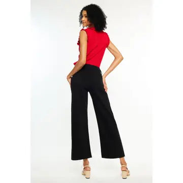 Kan Can USA Highrise Crop-Wide Jeans